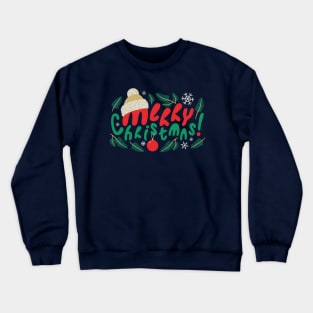 Merry Christmas! Typography design Crewneck Sweatshirt